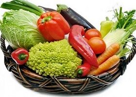 Vitaminas em vegetais para potência